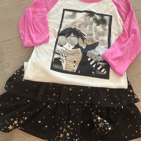 Nine 1 Eight adorable layered Skirt size kids large - Picture 5 of 7